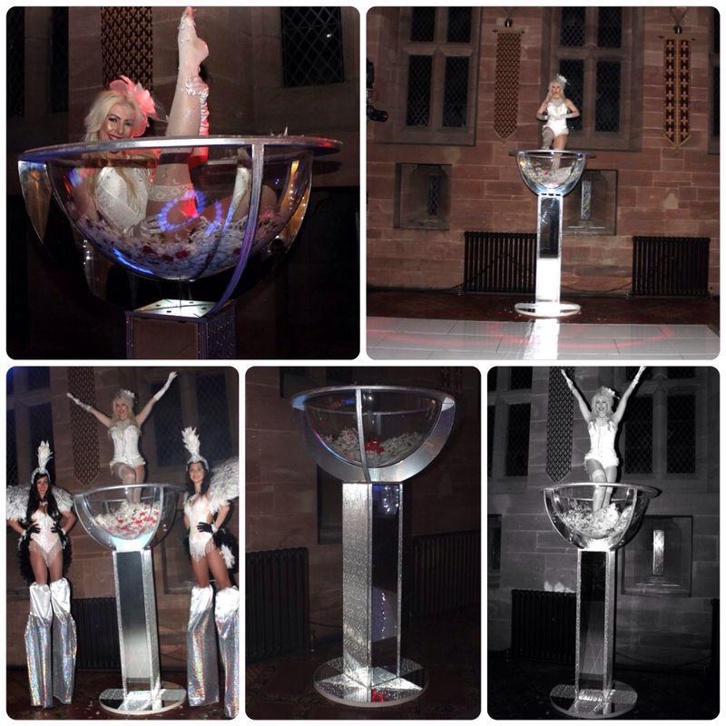 Booking agent for Giant Martini Glass | UK | Contraband Events