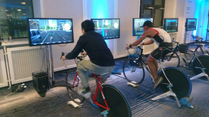 stationary bike simulator